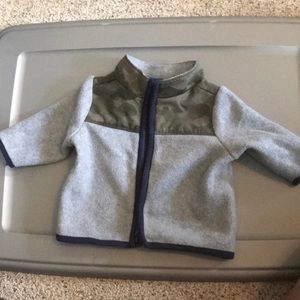 Old navy baby boy camo and fleece zip up